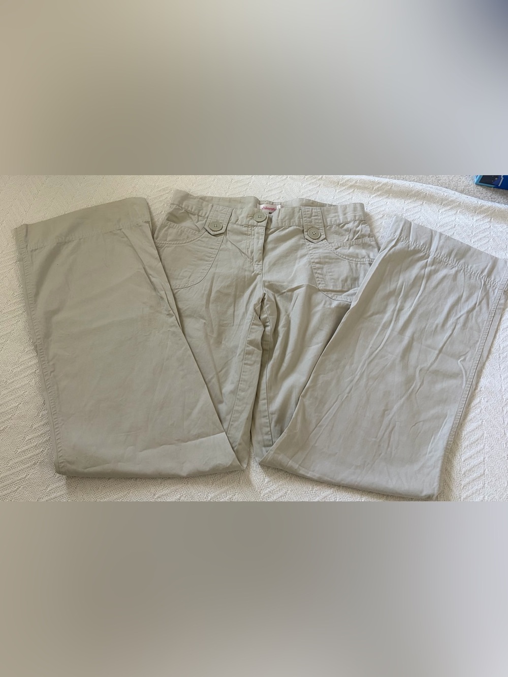 Xhilaration Women’s Light Beige Straight-Leg pants